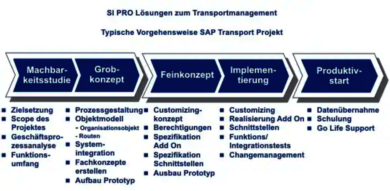 Transportmanagement Standardprozess